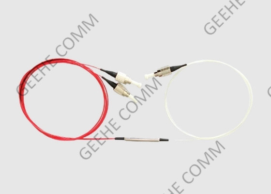 separatore monomodale 1550 0.9mm di 1x2 FC/APC FC/APC 9/125 FBT 10/90 di rapporto spaccato