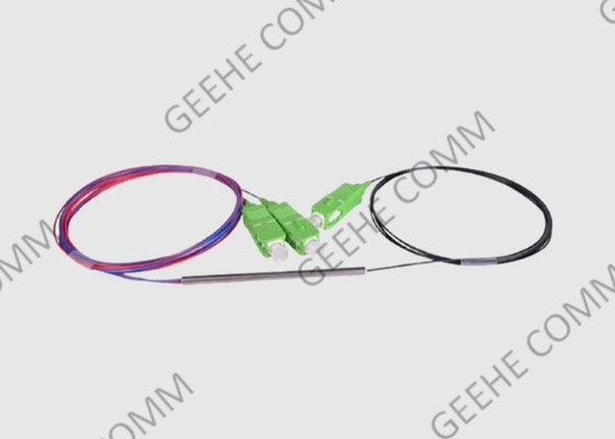 Separatori ottici dell'accoppiatore ultra piccolo del cavo a fibre ottiche del rivestimento 1×2 980 di singolo modo 2mm