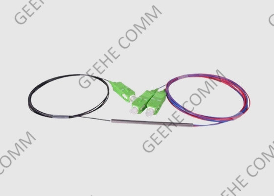 Separatori ottici dell'accoppiatore ultra piccolo del cavo a fibre ottiche del rivestimento 1×2 980 di singolo modo 2mm