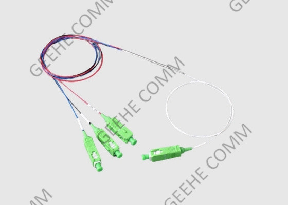 Accoppiatore fuso d'acciaio della fibra di singolo modo dell'accoppiatore del cavo a fibre ottiche della metropolitana 1 - 3