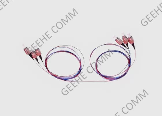 Finestra doppia del separatore dell'accoppiatore della fibra 2X2 FC/APC FBT di singolo modo 0.9mm