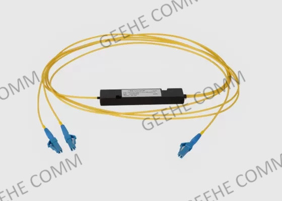 accoppiatore doppio misto della fibra della finestra LC/UPC di 1x2 FBT con il contenitore di ABS