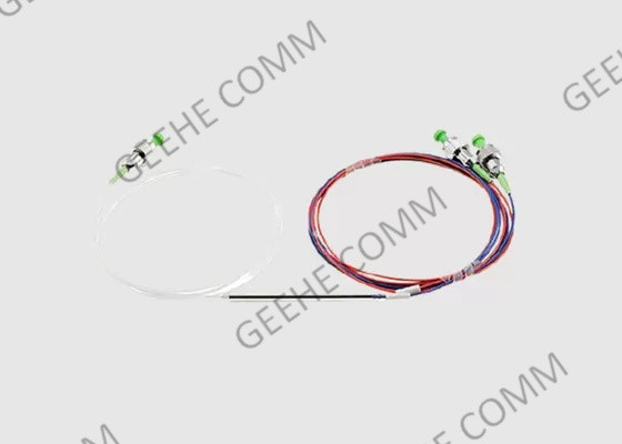 fibra doppia della finestra 0.9mm di singolo modo del separatore di 1X2 FC/APC FBT su misura