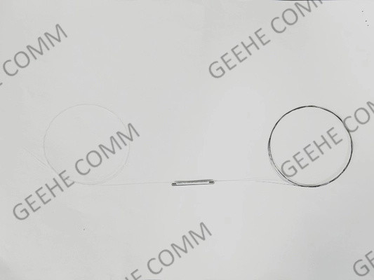 1*2FBT 50:50 Lunghezza d'onda di lavoro 980, Dimensione del pacchetto 2,4*35 mm, Lunghezza della fibra 0,5 m