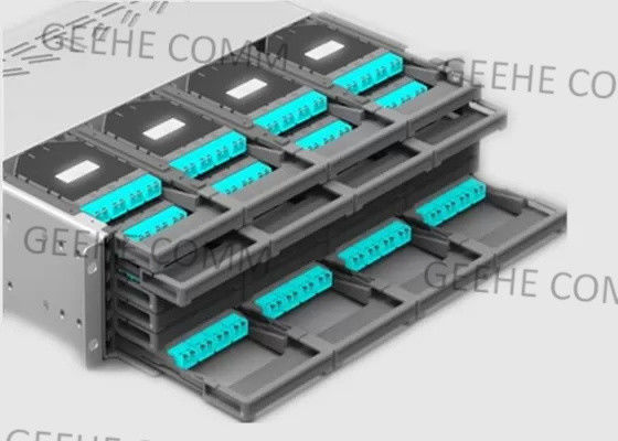Cassette MPO 96F MPO 1U Patch Panel compatibile con reti Data Center 10G 40G 100G che fornisce un sistema di gestione della fibra