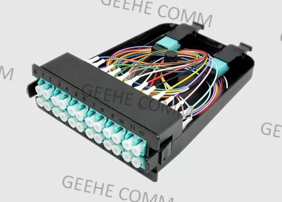Duplex LC/UPC alla recinzione a fibra ottica del maschio HD 1U di 24F MPO
