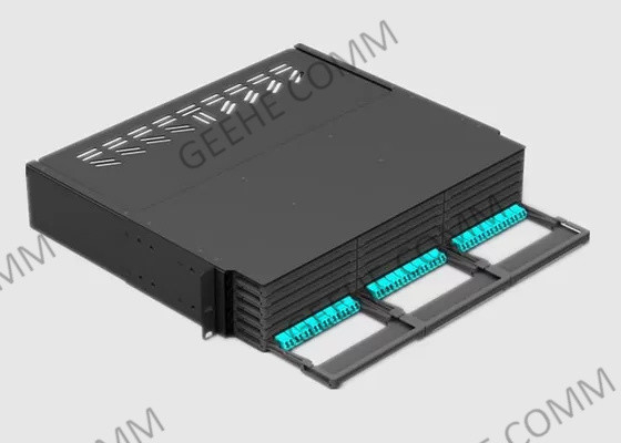 supporto di scaffale 2U MPO al quadro d'interconnessione del centro HD di LC 288
