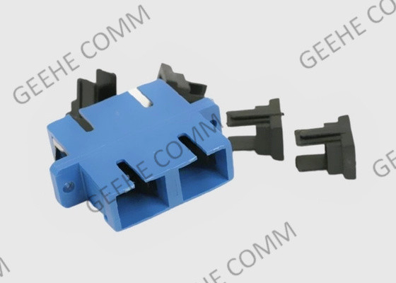 Sc blu di colore all'accoppiatore a fibra ottica misto dell'adattatore dello Sc con le flange