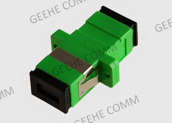 Colore verde dello Sc APC di singolo modo dell'adattatore semplice del cavo a fibre ottiche