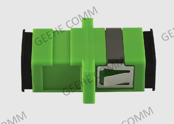 Colore verde dello Sc APC di singolo modo dell'adattatore semplice del cavo a fibre ottiche