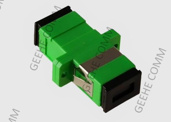 Colore verde dello Sc APC di singolo modo dell'adattatore semplice del cavo a fibre ottiche