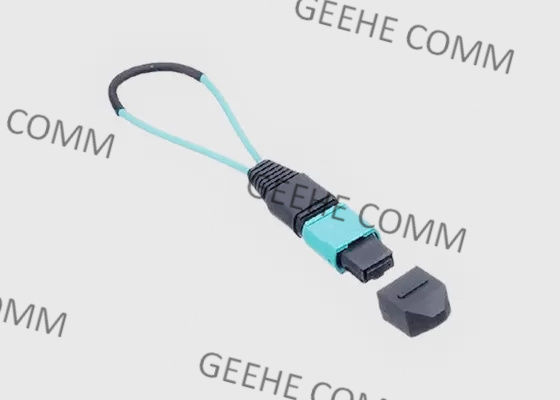 adattatore a fibra ottica di "loopback" di 0.3m OM4 MPO MTP