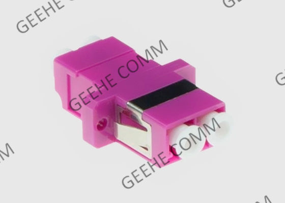 Il duplex il millimetro OM4 dell'adattatore del cavo a fibre ottiche di LC/UPC ha flangiato fibra di Violet Mikrolink OM4