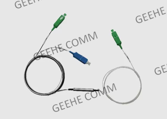 Accoppiatore a fibra ottica 1310nm 1490nm 1550nm di WDM 1×2 per PON EDFA