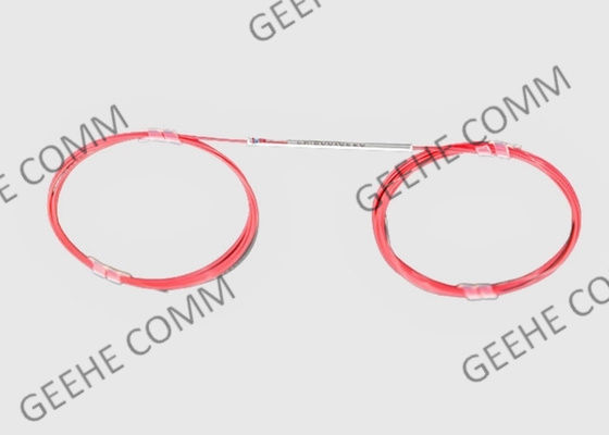 1x2 la metropolitana sciolta dei porti 900um ha fuso la lunghezza nuda della fibra della fibra 1m del rivestimento SMF28e di WDM