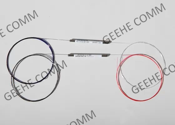 Singolo accoppiatore a fibra ottica di WDM della fibra 1×2 di modo 1550nm PM