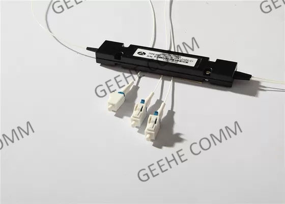 50/50 di accoppiatore della fibra di singolo modo 1×2 155nm pm