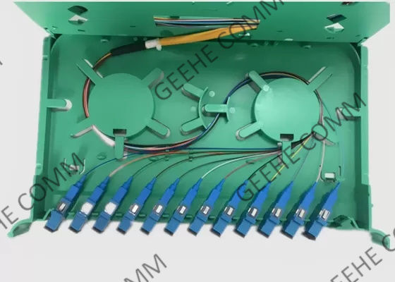 Supporto di scaffale a fibra ottica del separatore 0.9mm dello SpA dei centri di uscita 12 dello Sc UPC di singolo modo