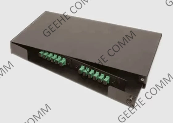 Quadro d'interconnessione a fibra ottica dello Sc del porto a 19 pollici 1U 24 del supporto della parete
