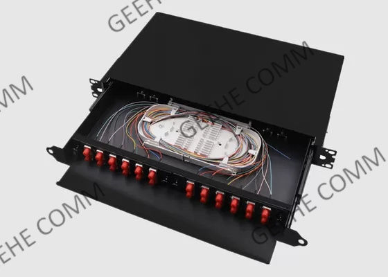 Quadro d'interconnessione a fibra ottica monomodale del porto 2U 24 FC dell'inserzione di biossido di zirconio