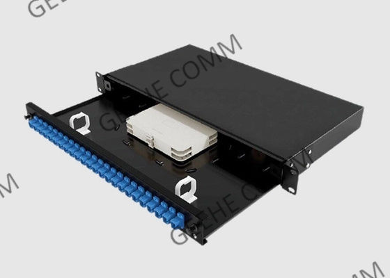 19" adattatori duplex a fibra ottica del porto montati scaffale MP del quadro d'interconnessione 24