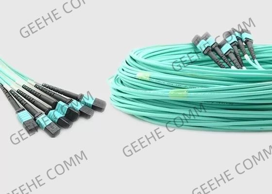 8 il centro misto 100G OM4 10m MPO al cavo a fibre ottiche di MPO