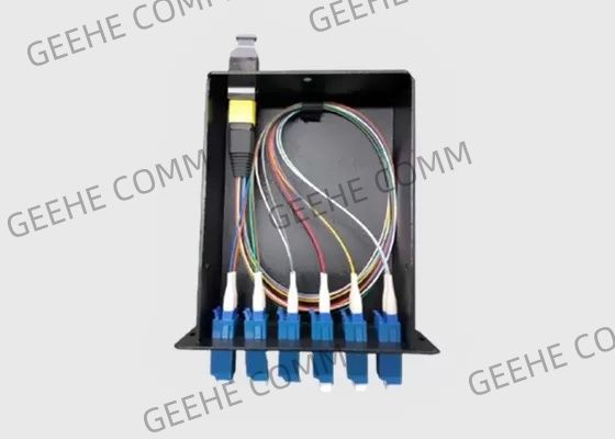 La fibra 12 ha preinstallato 6 la cassetta duplex del cavo dello sblocco della fibra degli adattatori MTP/MPO di LC