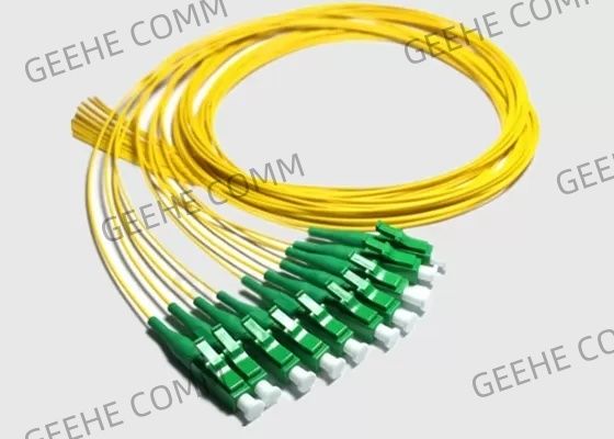 12 treccia standard di fibra ottica del supporto OS2 LC APC 9/125μm