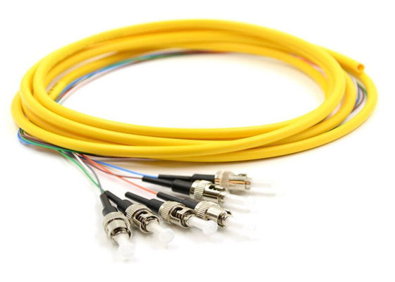 Modo 9/125um 3M Fiber Optic Pigtail della st UPC dei 6 centri singolo