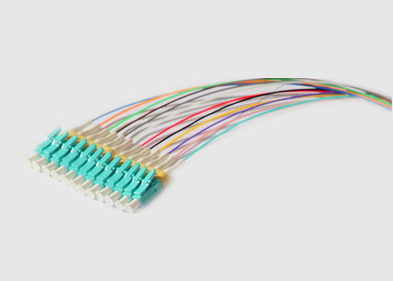 Il multi modo 12 svuota 0.9mm MPO al cavo dello sblocco di LC