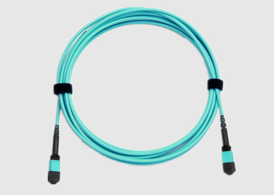 Multi cavo di toppa della fibra OM4 MPO di modo 24 dell'acqua 10Gbs