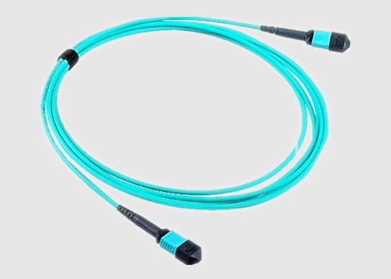 Multi cavo di toppa della fibra OM4 MPO di modo 24 dell'acqua 10Gbs