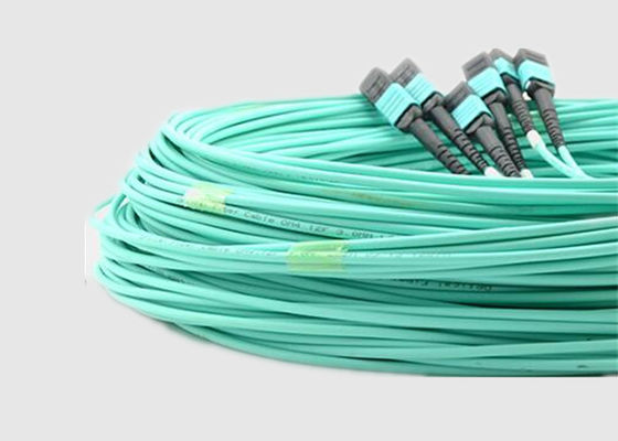 8 il centro misto 100G OM4 10m MPO al cavo a fibre ottiche di MPO