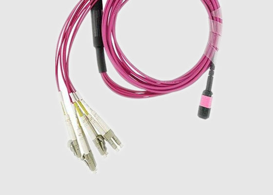 I multi centri OM3 2.0mm MPO del tronco 8 al cavo di sblocco di LC