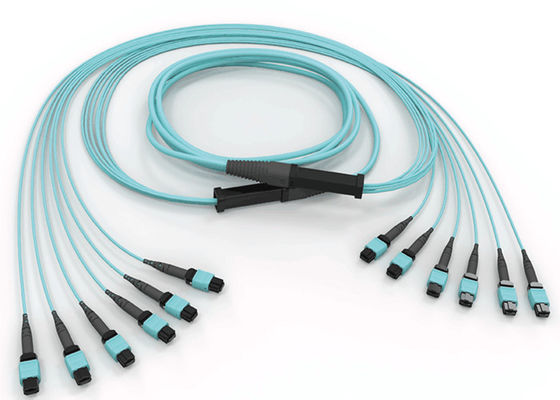 Cavo a fibre ottiche della colonna montante OFNR 2.0mm 1m MPO di singolo modo
