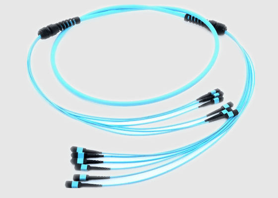 Cavo a fibre ottiche della colonna montante OFNR 2.0mm 1m MPO di singolo modo