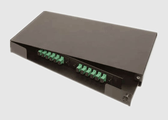 Quadro d'interconnessione a fibra ottica dello Sc del porto a 19 pollici 1U 24 del supporto della parete