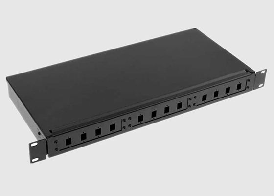 Quadro d'interconnessione a fibra ottica dello Sc del porto a 19 pollici 1U 24 del supporto della parete