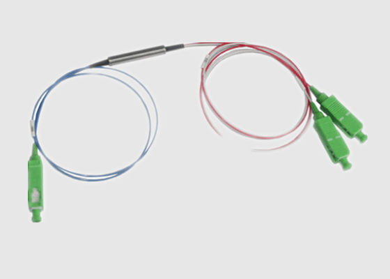 3 isolatore a fibra ottica dei porti 980nm 850nm 1x2 per la rete