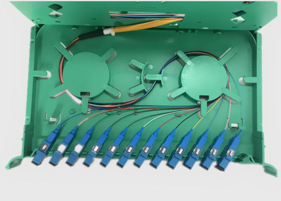 Supporto di scaffale a fibra ottica del separatore 0.9mm dello SpA dei centri di uscita 12 dello Sc UPC di singolo modo