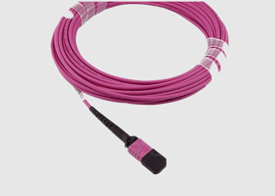 Femmina di MPO di cavo a fibre ottiche monomodale maschio di MPO al 9/125 per la rete