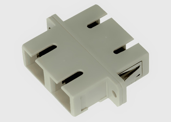 Accoppiatore duplex a fibra ottica beige dello Sc dello Sc di multi modo con la flangia