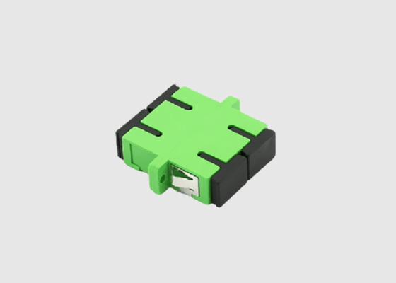 Adattatore verde di plastica della paratia dello Sc APC del multi duplex di modo con le flange