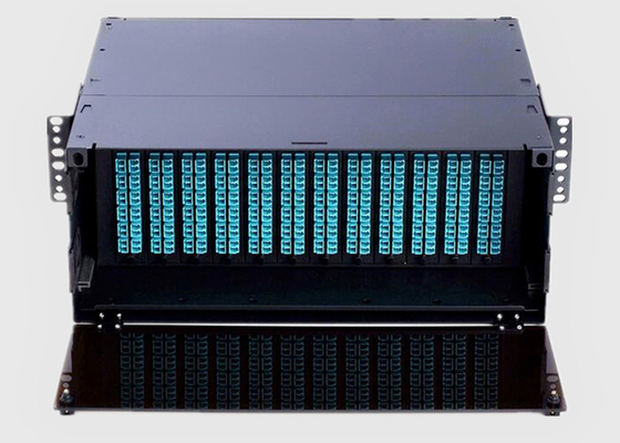quadro d'interconnessione di fibra del supporto di scaffale di 4U HD con il pannello dell'adattatore o la cassetta MTP/di MPO