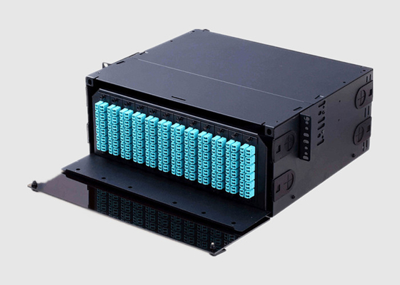 quadro d'interconnessione di fibra del supporto di scaffale di 4U HD con il pannello dell'adattatore o la cassetta MTP/di MPO
